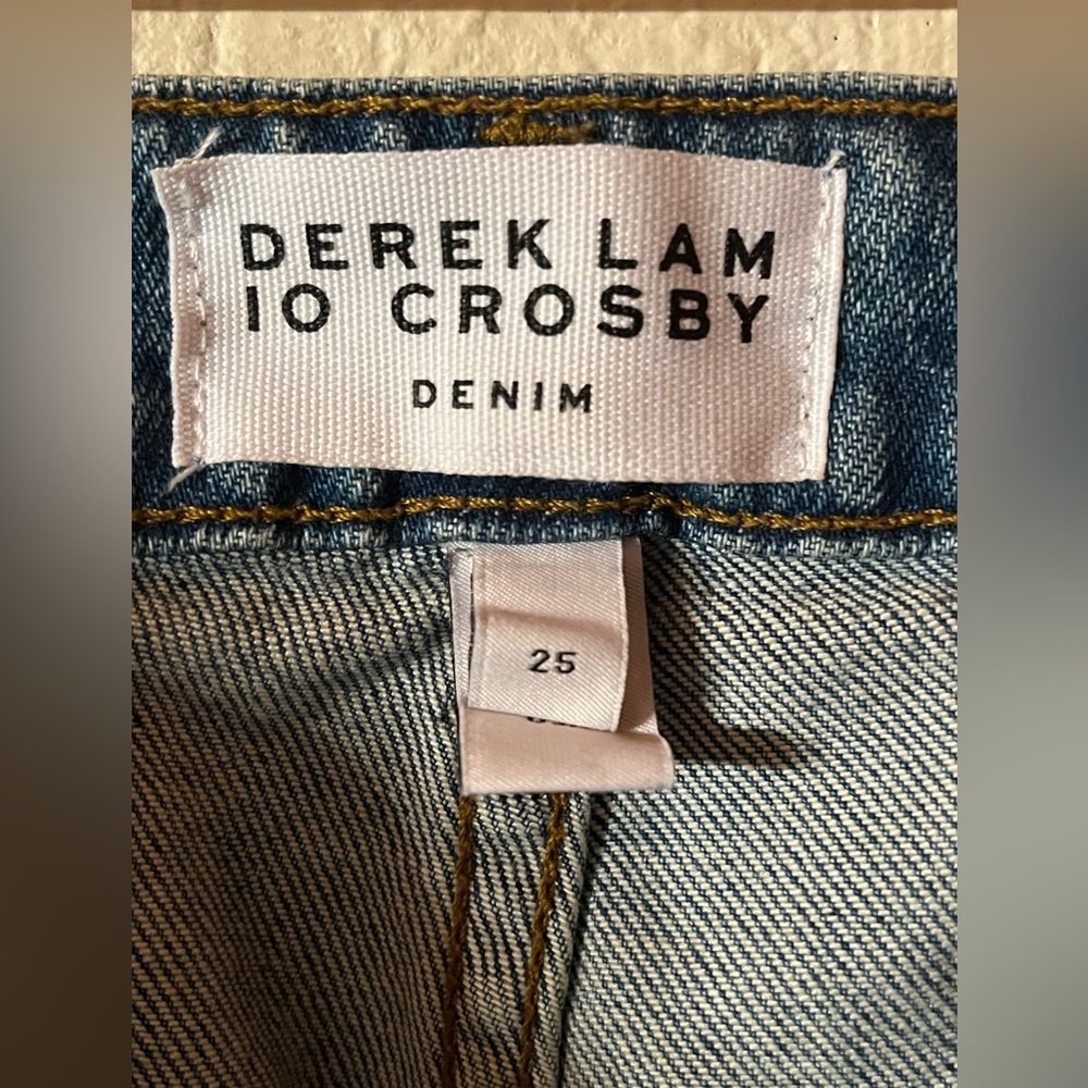 Derek Lam Crosby Elian Mid-Rise Stretch Utility Jeans - Picture 8 of 12